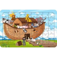 Güven Serigrafi Nuhun Gemisi Model 2 54 Parça 19,5 x 29,5 cm Ahşap Çocuk Puzzle Yapboz