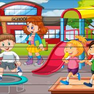 Güven Serigrafi Okuldaki Çocuklar Çubuk Ahşap Çocuk Puzzle Yapboz