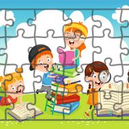 Güven Serigrafi Okuma Zamanı 24 Parça Ahşap Çocuk Puzzle Yapboz