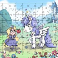 Güven Serigrafi Unicorn Model6 108 Parça Ahşap Çocuk Puzzle Yapboz