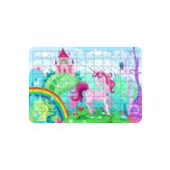 Güven Serigrafi Unicorn Model9 108 Parça Ahşap Çocuk Puzzle Yapboz