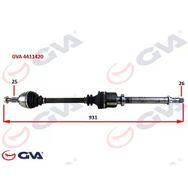Gva 4411420 Sağ Megane 3-Fluence 1.5 Dci 6 Vites 09 931 mm Komple Aks