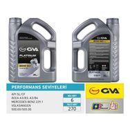 GVA Motor Yağı 20W50 3 Lt Platınum Mineral Apı Sl/cf 20W50 (6 Adet)