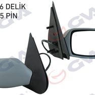 Gva VM-306EHPR Fiesta 96 Mazda 121 96 Elektrikli Isıtmalı Astarlı Konveks Sağ Dış Dikiz Aynası