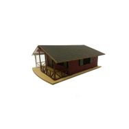 Gvn Art 1:72 Ölçek Ev Verandalı Dağ Evi Maket