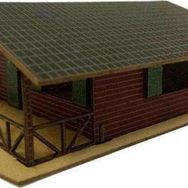 Gvn Art 1:72 Ölçek Ev Verandalı Dağ Evi Maket