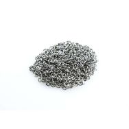 Gvn Art Gümüş rengi Metal Zincir Çapraz 3x4 mm 3 mt Maket
