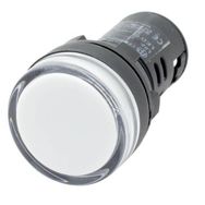 Gwest 22-24V-B 24V 22 mm Beyaz Led'li Sinyal Lambası
