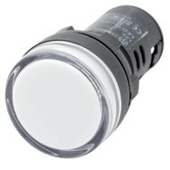 Gwest 22-B 220V 22 mm Beyaz Led'li Sinyal Lambası