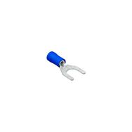Gwest 3108 1.50-2.50 mm² Mavi Çatal Tip İzoleli Kablo Ucu