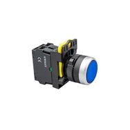 Gwest 6024 Mavi Led 1 NA 24 V AC/DC Işıklı Yaylı Buton