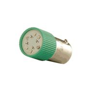 Gwest BA9S 110V.AC-DC Yeşil Led Ampul