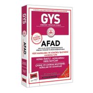 GYS AFAD Veri Hazırlama ve Kontrol İşletmeni Kadrosu İçin Konu Özetli Çıkmış ve Çıkması Muhtemel Sorular-Yargı Yayınları