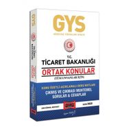 Gys T.C. Ticaret Bakanlığı Ortak Konular Tüm Unvanlar İçin Konu Özetli Çıkmış ve Çıkması Muhtemel Sorular-Yargı Yayınları
