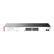 H3C 9801A5C3 BS218F-HP 16 Port Magic Gigabit 2-SFP 225 W Full PoE Yonetilemez Rack Mount Switch