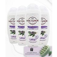 Hacı Şakir 4x500 ml Adaçayı 2si 1 Arada Şampuan ve Yeşil Şampuan Fırçası