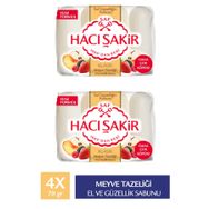 Hacı Şakir Klasik Meyve Tazeliği 4x70 gr 2 Adet Güzellik Sabunu