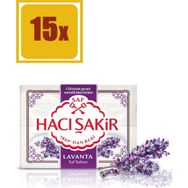 Hacı Şakir Lavanta 4x150 gr 15 Adet Kalıp Sabun