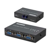 Hadron HDX1277 150 Mhz 2 Giriş 1 Çıkış Manuel Geçiş Vga Splitter