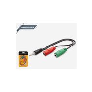 Hadron HN4708 M/2F 20 cm Mikrofon Kulaklık Ayırıcı Kablo