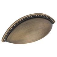 Hafele Calisto 64 mm Kabuk Antik Bronz Kulp