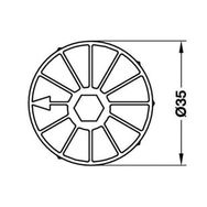 Hafele Maxifix-E SW6 18 mm 10 Adet Ham Gövde