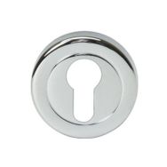 Hafele Yuvarlak Barelli 52 mm Parlak Krom Renk Kapı Kolu Rozeti