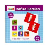 Hafıza Kartları - Meslekler - Taşıtlar (3-6 Yaş) - Eolo Eğitici Oyuncak Komisyon