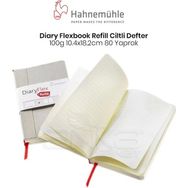 Hahnemühle Diary Flexbook Refill 100 gr 10.4x18.2 cm 80 Yaprak Defter