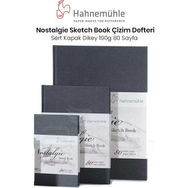 Hahnemühle Nostalgie Sketch Book Sert Kapak Dikey 190 gr 80 Yaprak Çizim Defteri