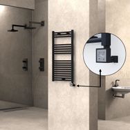 Haiti Elektrikli 300 Watt 500x1000 cm Düz Mat Siyah KTX3 Termostatlı Havlupan