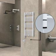 Haiti Elektrikli 300 Watt 500x1100 cm Düz Beyaz Oned On Off Termostatlı Sol Havlupan