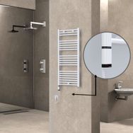 Haiti Elektrikli 300 Watt 500x1100 cm Düz Beyaz Oned On Off Termostatlı Sol Havlupan