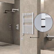 Haiti Elektrikli 300 Watt 600x1000 cm Düz Beyaz Oned On Off Termostatlı Sol Havlupan