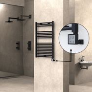 Haiti Elektrikli 300 Watt 600x1000 cm Düz Mat Siyah KTX3 Termostatlı Havlupan