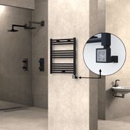Haiti Elektrikli 300 Watt 600x700 cm Düz Mat Siyah KTX3 Termostatlı Havlupan