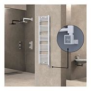 Haiti Elektrikli 600 Watt 400x1500 cm Düz Beyaz KTX3 Termostatlı Havlupan