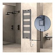 Haiti Elektrikli 600 Watt 500x1500 cm Düz Antrasit KTX3 Termostatlı Havlupan