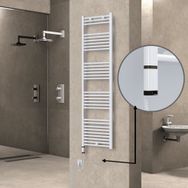Haiti Elektrikli 600 Watt 500x1800 cm Düz Beyaz Oned On Off Termostatlı Sol Havlupan