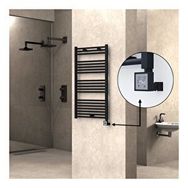 Haiti Elektrikli 600 Watt 600x1100 cm Düz Mat Siyah KTX3 Termostatlı Havlupan