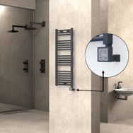 Haiti KTX3 Düz Antrasit 300 Watt 400x1100 cm Termostatlı Elektrikli Havlupan