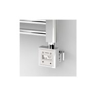 Haiti KTX3 Düz Krom 200 Watt 600x800 cm Termostatlı Elektrikli Havlupan