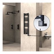 Haiti KTX3 Düz Mat Siyah 200 Watt 300x1100 cm Termostatlı Elektrikli Havlupan