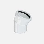 Hakan Boru 110x45 mm Pvc-U Beyaz Dirsek Borusu