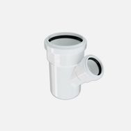 Hakan Boru 110x50 mm 45 Pvc-U Beyaz Çatal Borusu