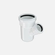 Hakan Boru 110x75 mm 45 Pvc-U Beyaz Çatal Borusu