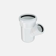 Hakan Boru 75x50 mm Beyaz 45 Pvc-U Çatal Borusu