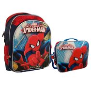 Hakan Çanta Spiderman Okul Çantası Beslenme Çantası 2'li Set