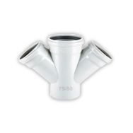 Hakan Plastik 75x50 Pvc Çift Çatal 45 Derece