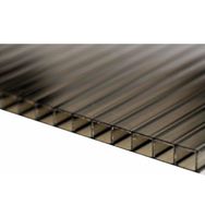 Hakel 10 mm Füme Polikarbon Sera Pergole 100x140 cm Sundurma Çatı Kaplama Levha